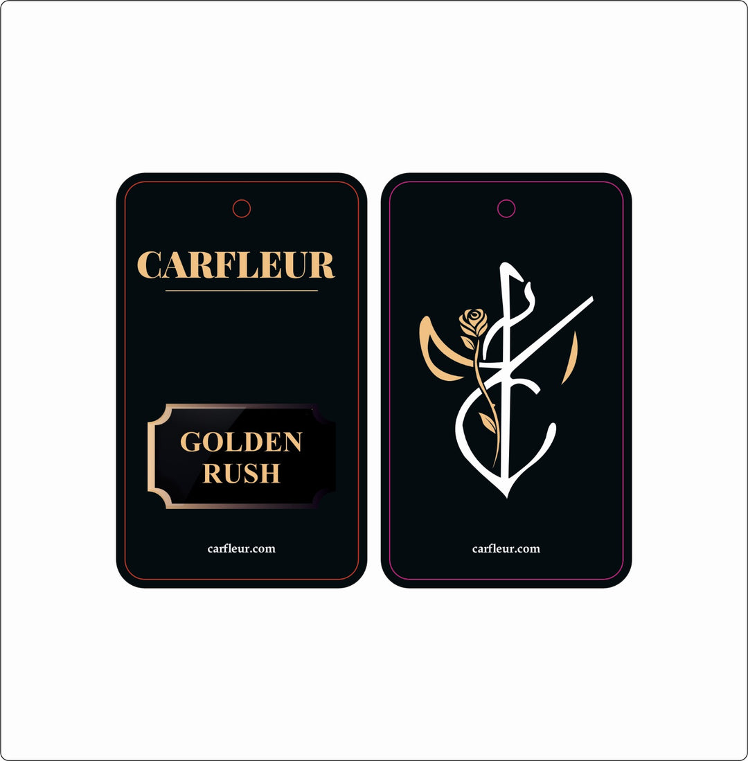 CARFLEUR GOLDEN RUSH – Luxus Duftanhänger