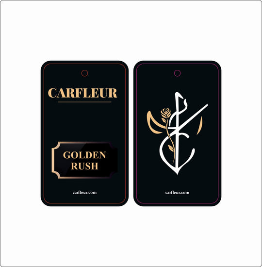 CARFLEUR GOLDEN RUSH – Luxus Duftanhänger